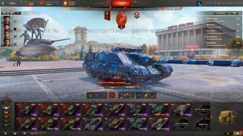 Аккаунт Мир Танков — 15 топов | AMX 50 Foch (155), Super Conqueror, FV217 Badger, Bat.-Châtillon 25 t, T110E3, Премиумы